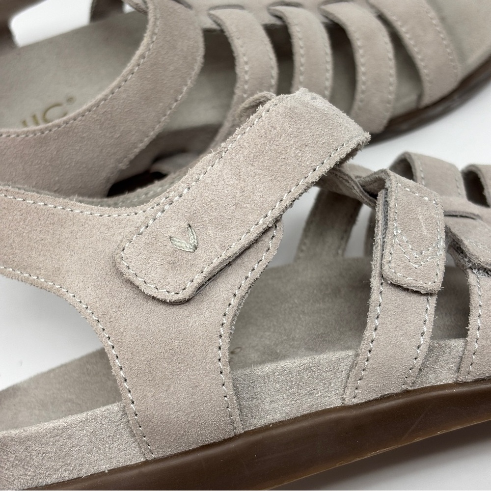 Vionic Ritta Light Grey Suede Comfort Sandals Siz… - image 7